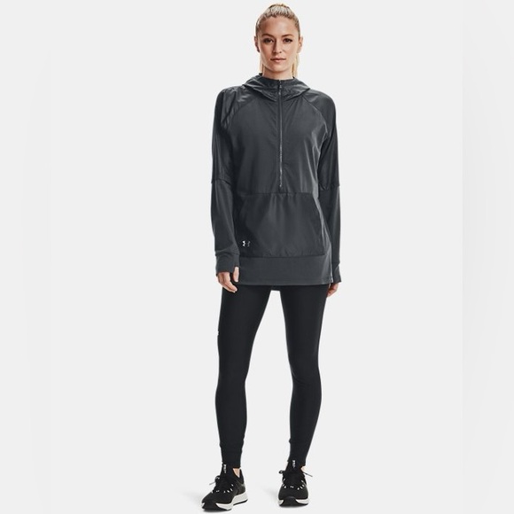 Under Armour Jackets & Blazers - Under Armour Medium Womens Black Cross Town Pullover Anorak w/Thumbholes